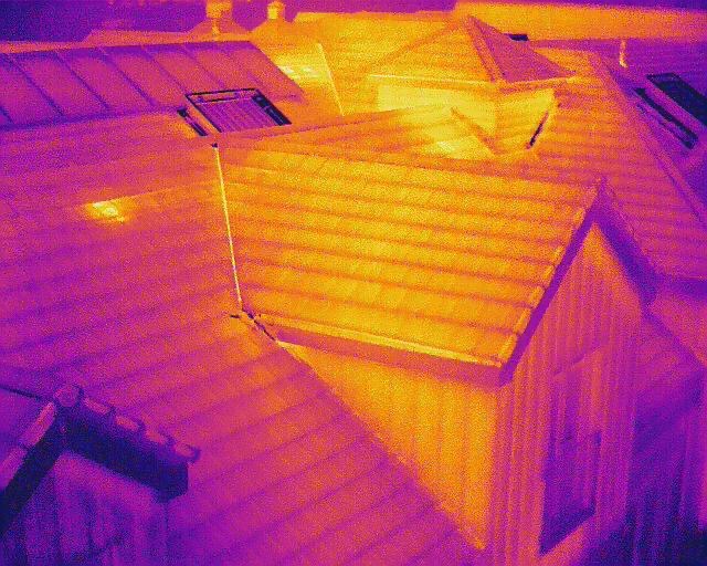 Thermal Imaging Roof Survey Image Lytham St Annes